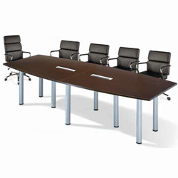 Genistra Tempered Glass Top Conference Table12mmTHK