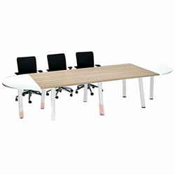 Genistra Tempered Glass Top Conference Table12mmTHK